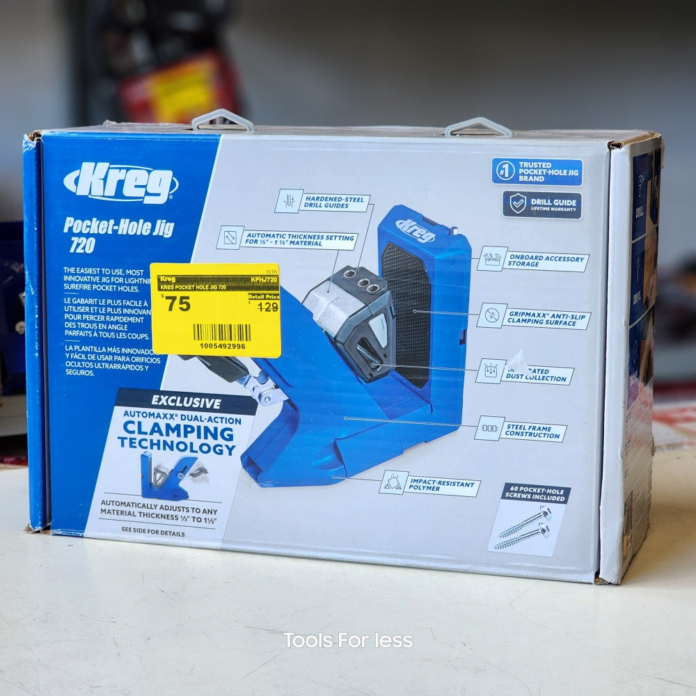 KREG POCKET HOLE JIG 720 (KPHJ720) KREG POCKET HOLE JIG 720 (KPHJ720)